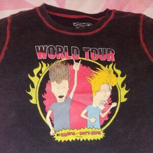 Baby doll Beavis and Butthead shirt